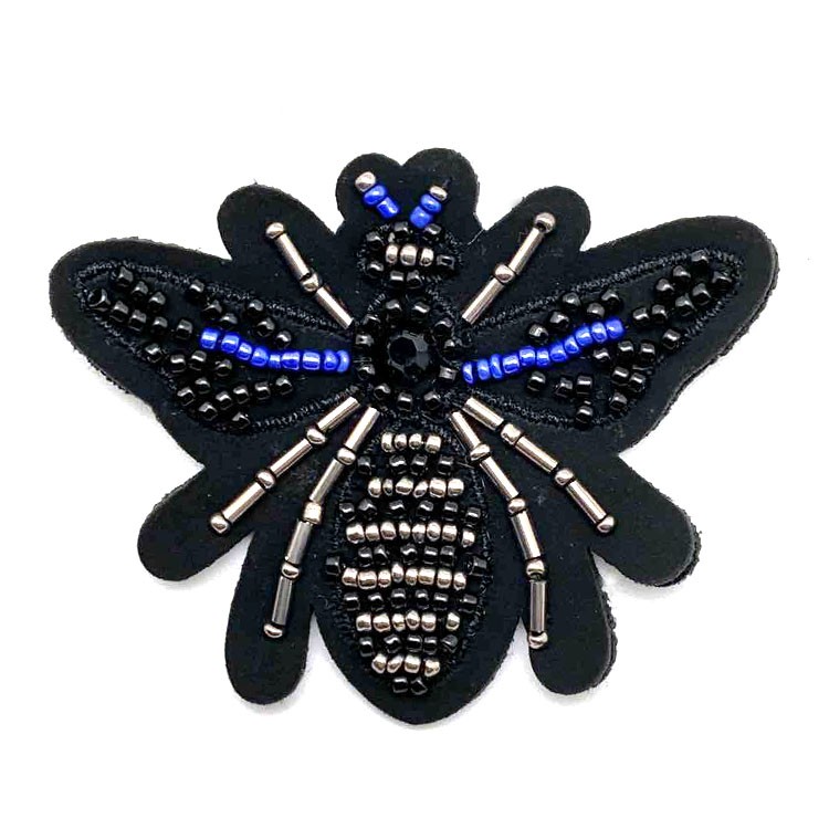 可愛(ài)立體釘珠繡彩色蜜蜂 衣服包包鞋帽補(bǔ)丁貼便攜肩章臂章